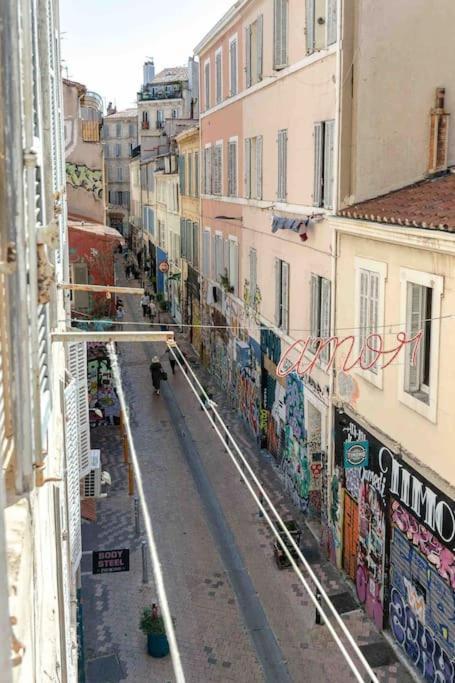Appart Cosy A 1' Du Cours Julien Marseille Exteriér fotografie